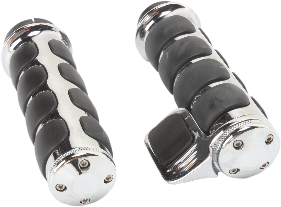 KURYAKYN Grips - ISO® - TBW - Chrome 6343