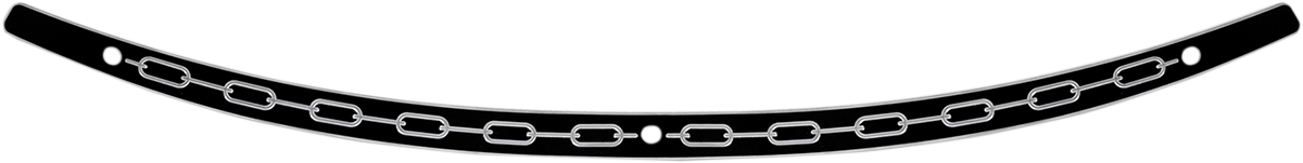 MEMPHIS SHADES Windshield Trim - Black - Chain - FLH '96-'13 MEB0944
