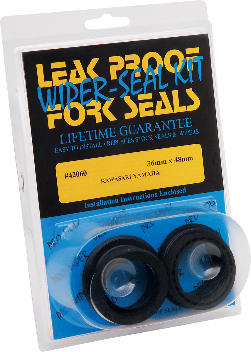 LEAKPROOF SEALS Pro-Moly Seal/Wiper Kit - 36 mm ID x 48 mm OD x 11 mm T 42060