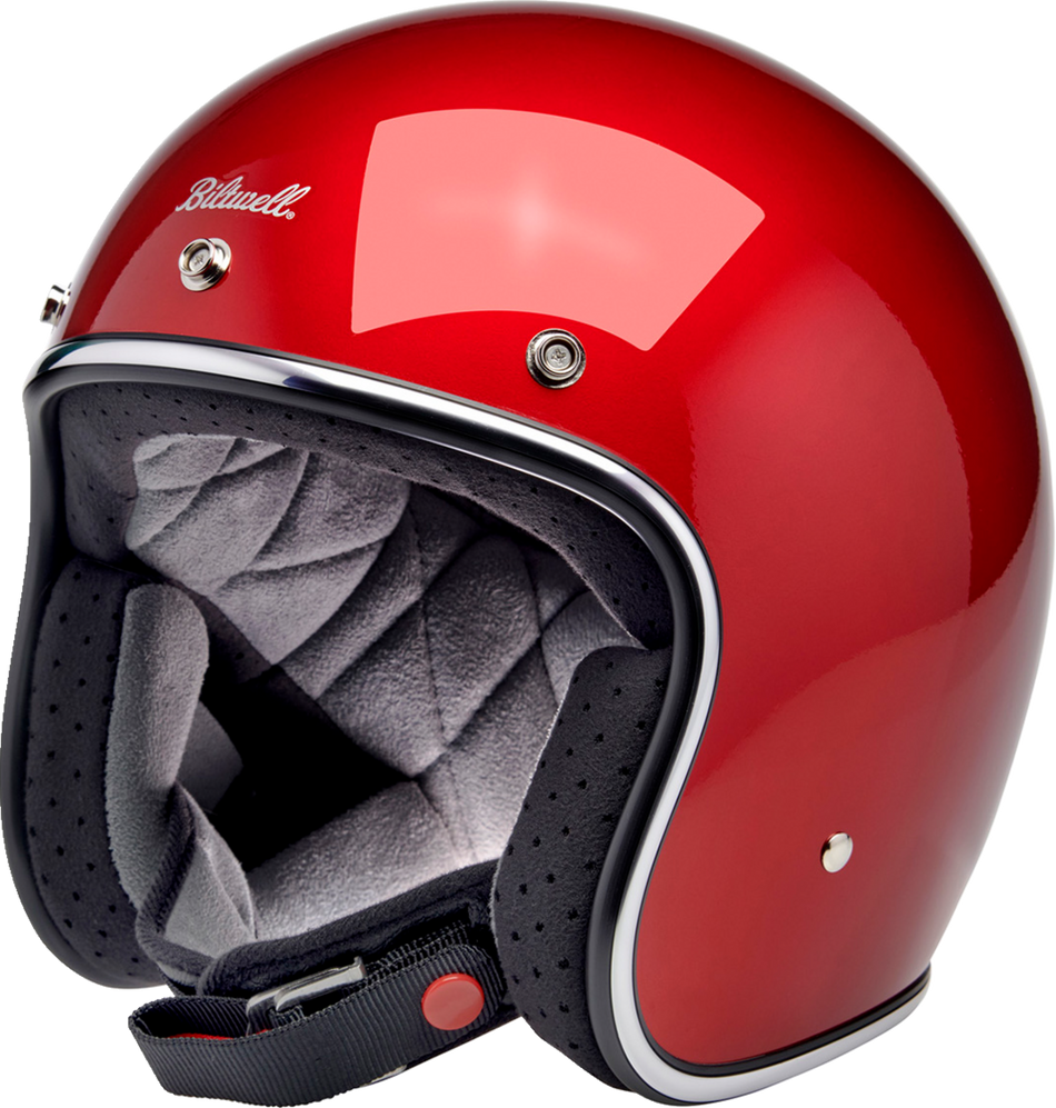 BILTWELL Bonanza Helmet - Metallic Cherry Red - Large 1001-351-204