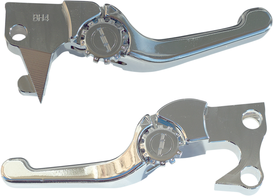 POWERSTANDS RACING Lever Set - Anthem - Shorty - Chrome 12-01653-20