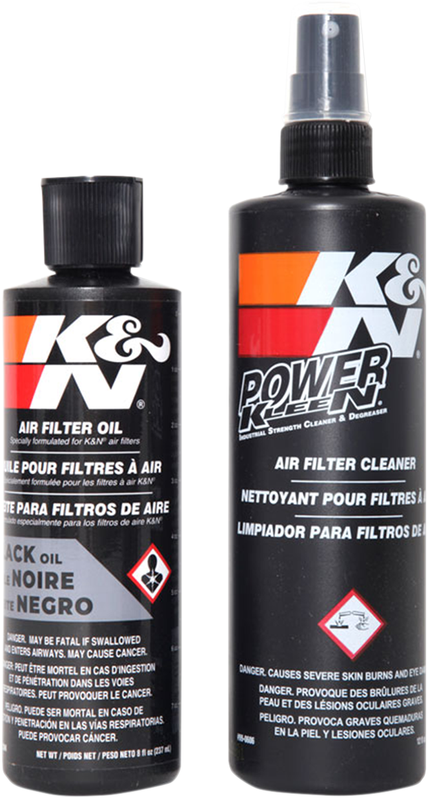 K & N Black Air Filter Care Kit 99-5050BK