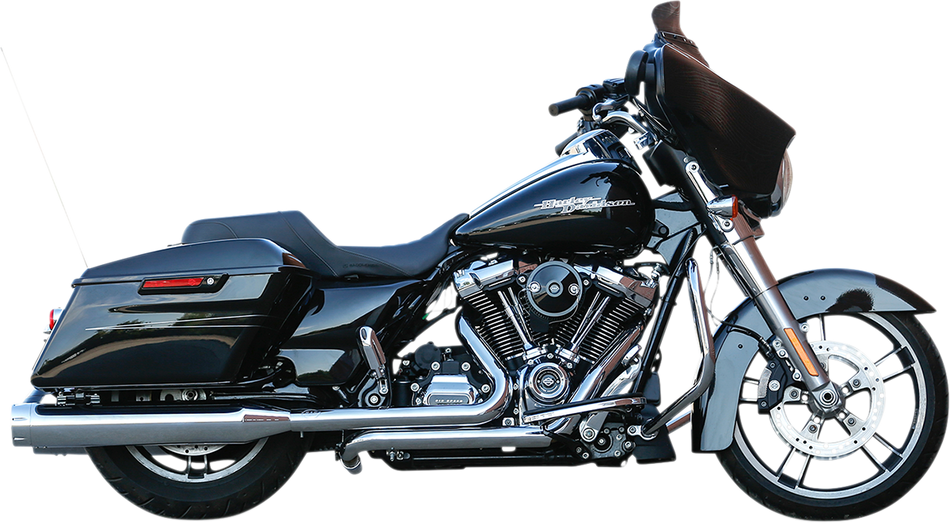 S&S CYCLE El Dorado Dual Exhaust System - Chrome - Chrome Tracer 550-0851A