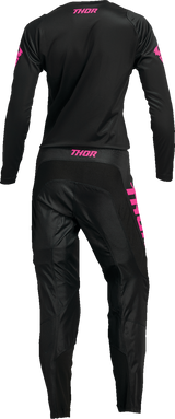 THOR Women's Sector Minimal Jersey - Black/Pink - Large 2911-0250