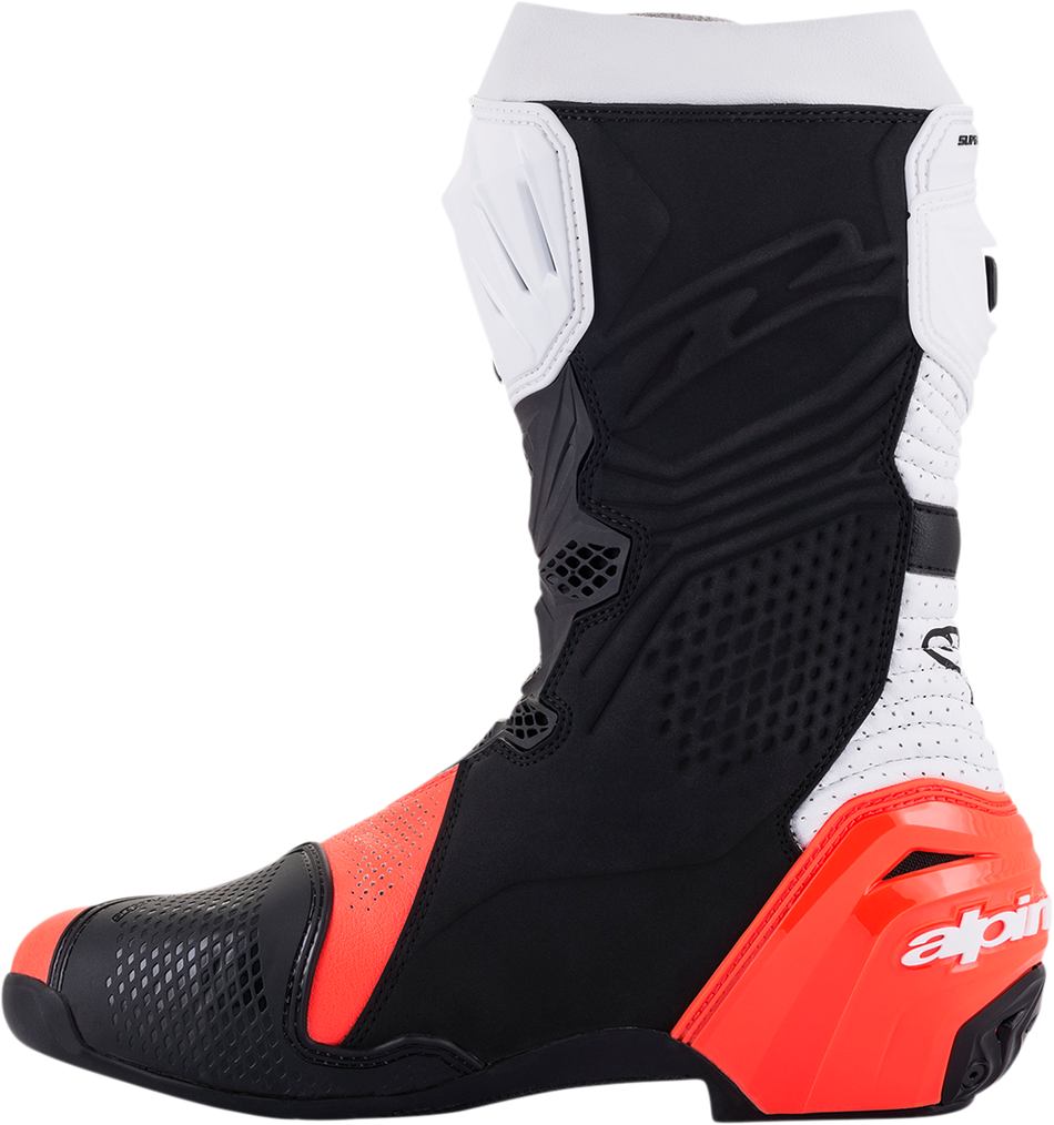 ALPINESTARS Supertech V Boots - Black/Fluo Red/White - US 6 / EU 39 2220121-124-39