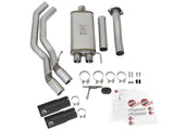 aFe Rebel Exhausts 3in SS Cat-Back 15-16 Ford F-150 EcoBoost V6 2.7/3.5L V8 5.0L w/ Black Tips 49-43081-B