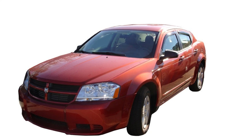 AVS 15-18 Hyundai Sonata Ventvisor In-Channel Front & Rear Window Deflectors 4pc - Smoke 194361