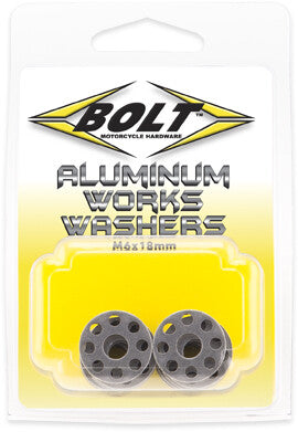 BOLT Aluminum Works Washers 18mm 10/Pk 2009-AWW.18