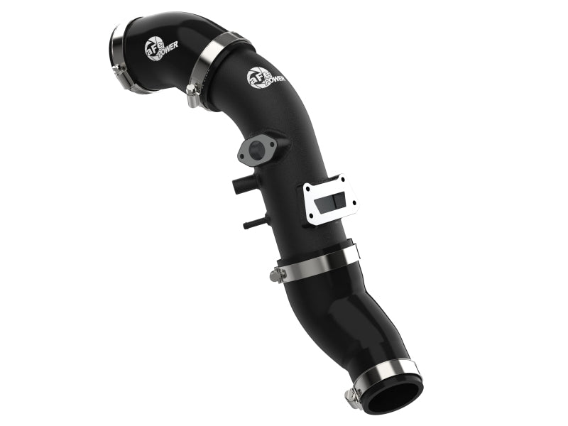 aFe 19-22 Hyundai Veloster N L4 2.0L (t) BladeRunner 2-3/4in Aluminum Cold Charge Pipe - Black 46-20649-B