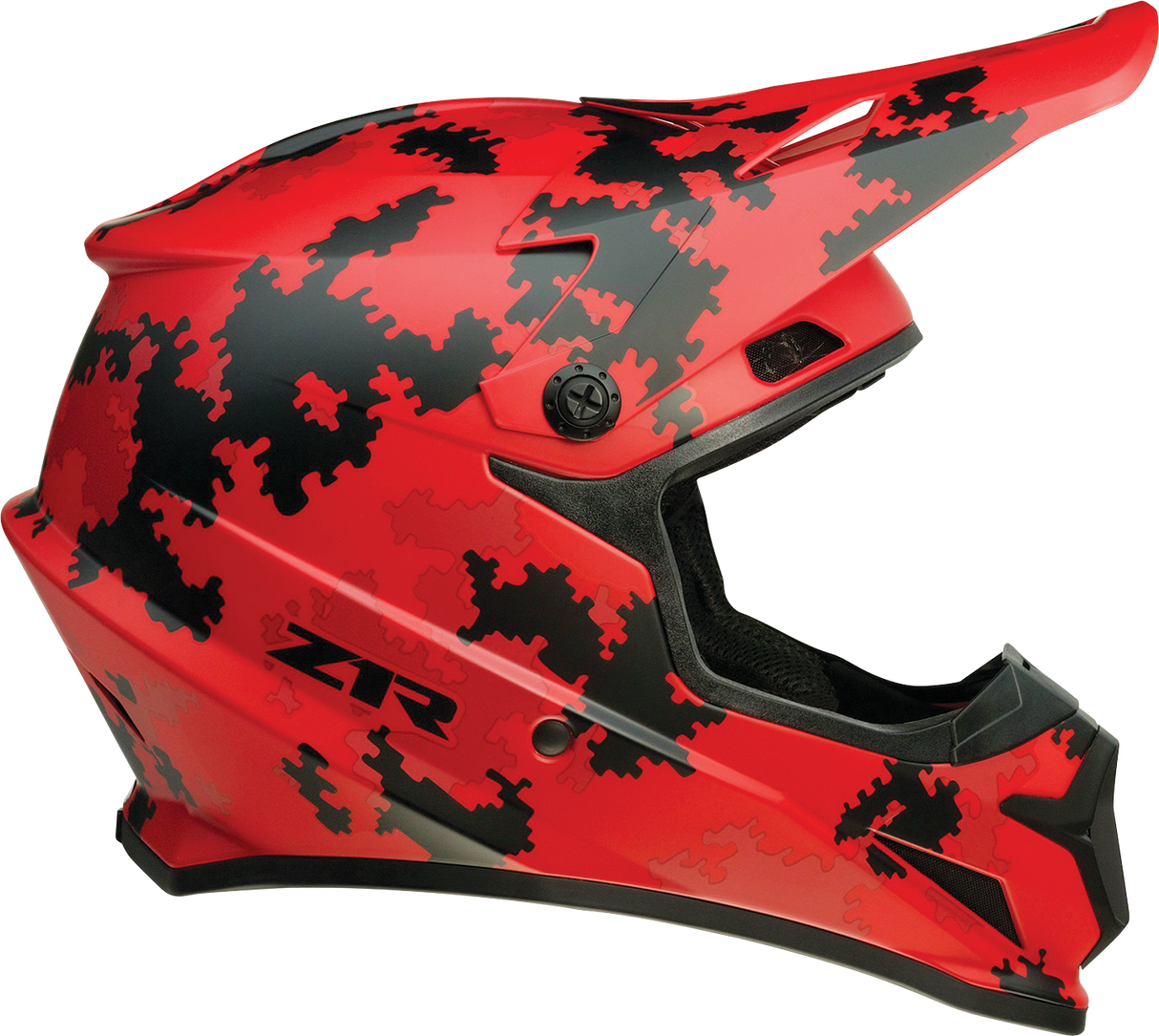 Z1R Rise Helm - Digi Camo - Rot - 4XL 0110-7287 