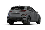 Rally Armor 2022 Hyundai Kona N Line Black UR Mud Flap w/ Red Logo MF93-UR-BLK-RD
