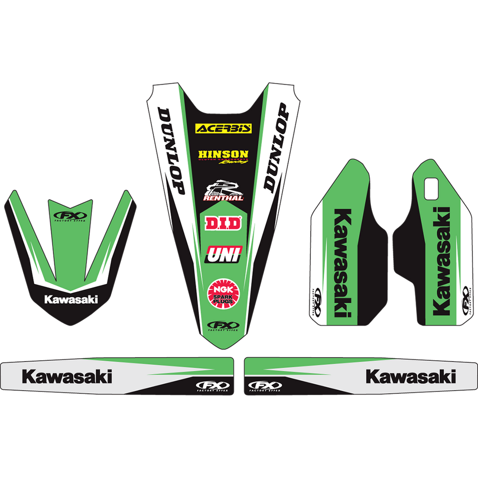 FACTORY EFFEX Trim Kit Graphic - Kawasaki 19-50114