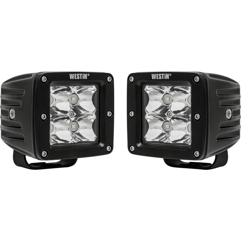 Westin Compact LED -4 5W Cree 3 inch x 3 inch (Set of 2) - Black 09-12200A-PR