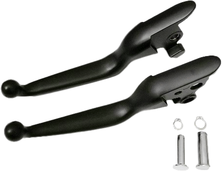 HARDDRIVE Smooth Lever Set `18-Up St Matte Black 53579