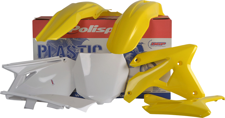 Kit de carrocería POLISPORT - OEM Amarillo/Blanco - RM-Z 450 90124 