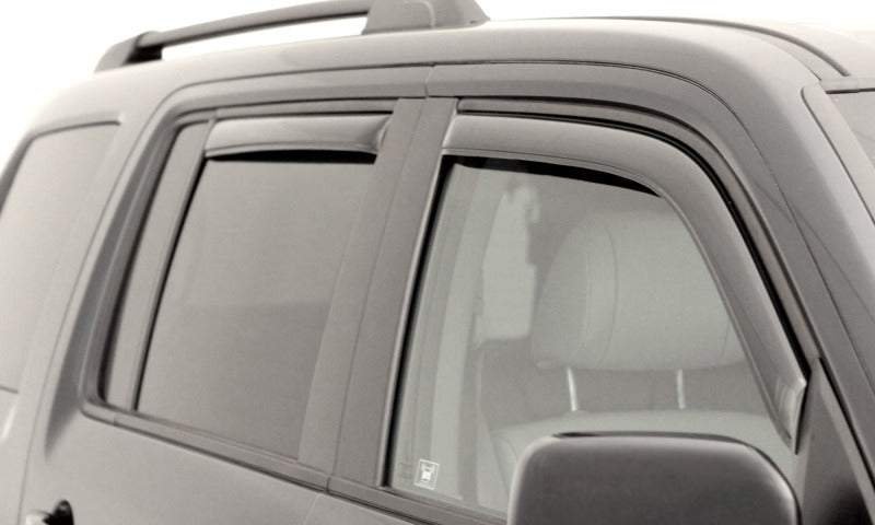 AVS 07-12 Hyundai Santa Fe Ventvisor In-Channel Front & Rear Window Deflectors 4pc - Smoke 194253