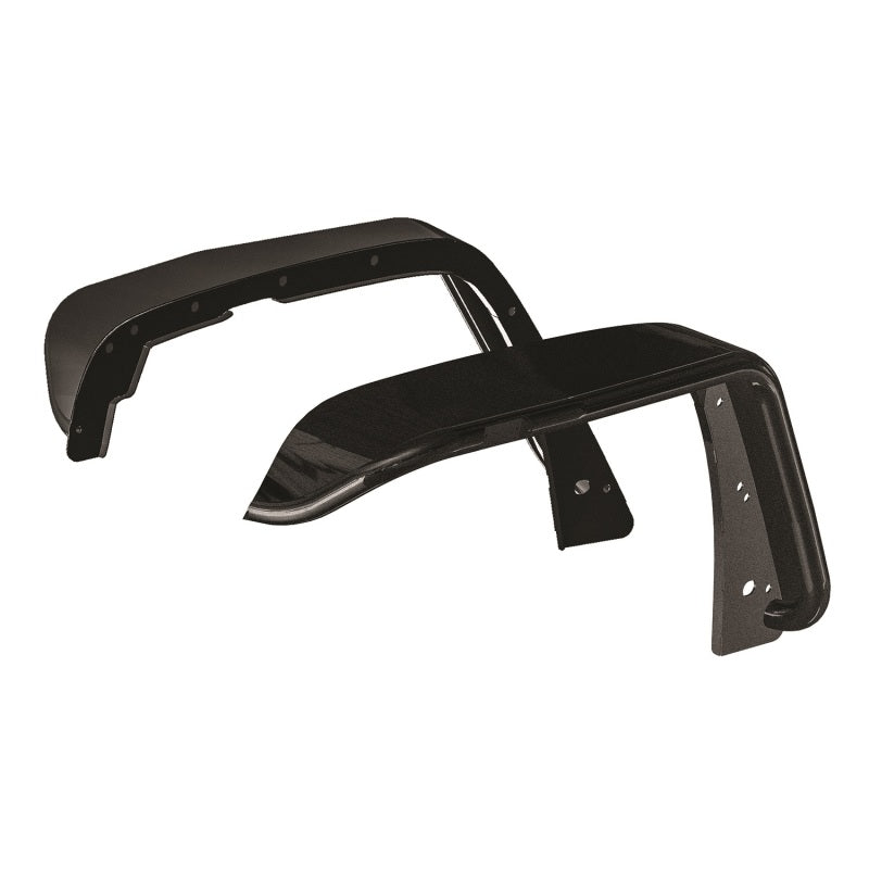 Westin/Snyper 07-17 Jeep Wrangler Tube Fenders - Front - Textured Black 62-1005