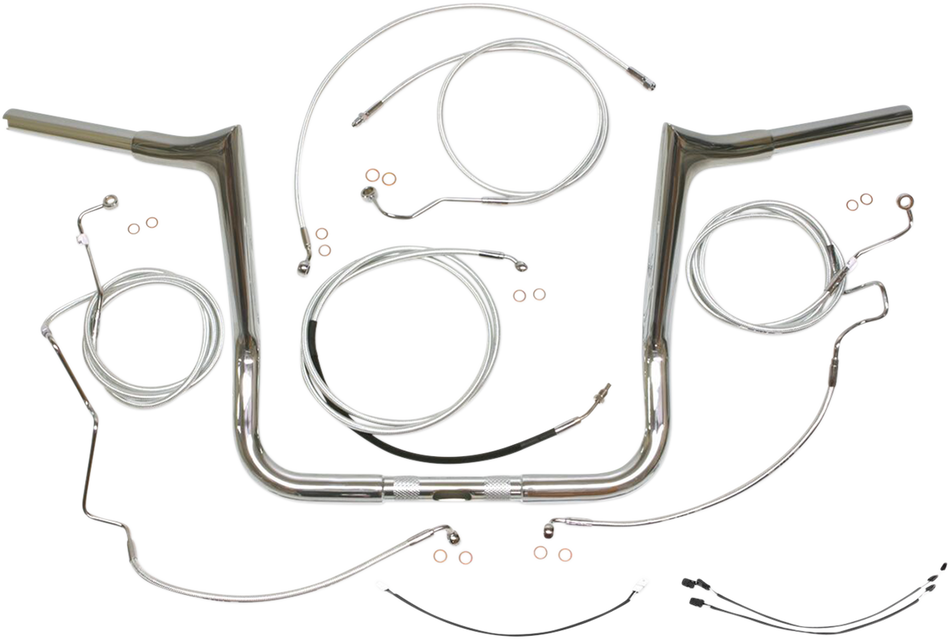 MAGNUM Handlebar Kit - Viking - 14" - Sterling Chromite II 38869-414