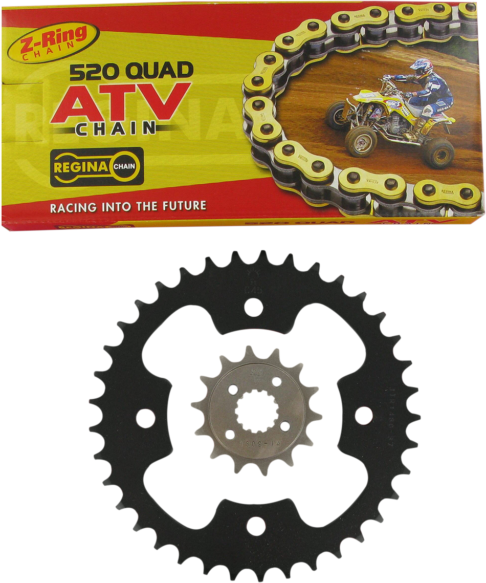 REGINA Chain and Sprocket Kit - Polaris - Predator 500 - '03-'04 5QUAD/094KPO005