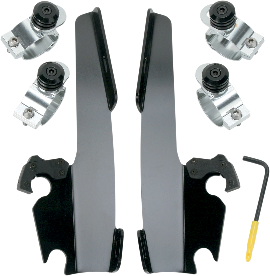 MEMPHIS SHADES Fats/Slim Trigger Lock Mounting Kit - Narrow - Black MEB8967