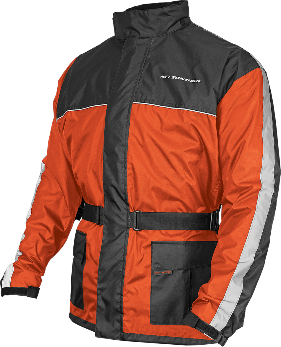 NELSON RIGG Solo Storm Jacket - Hi-Vis/Black - L SSJ-ORG-03-LG