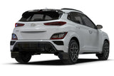 Rally Armor 2022 Hyundai Kona N Line Black UR Mud Flap w/ Red Logo MF93-UR-BLK-RD