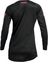 THOR Women's Sector Minimal Jersey - Black/Pink - Large 2911-0250