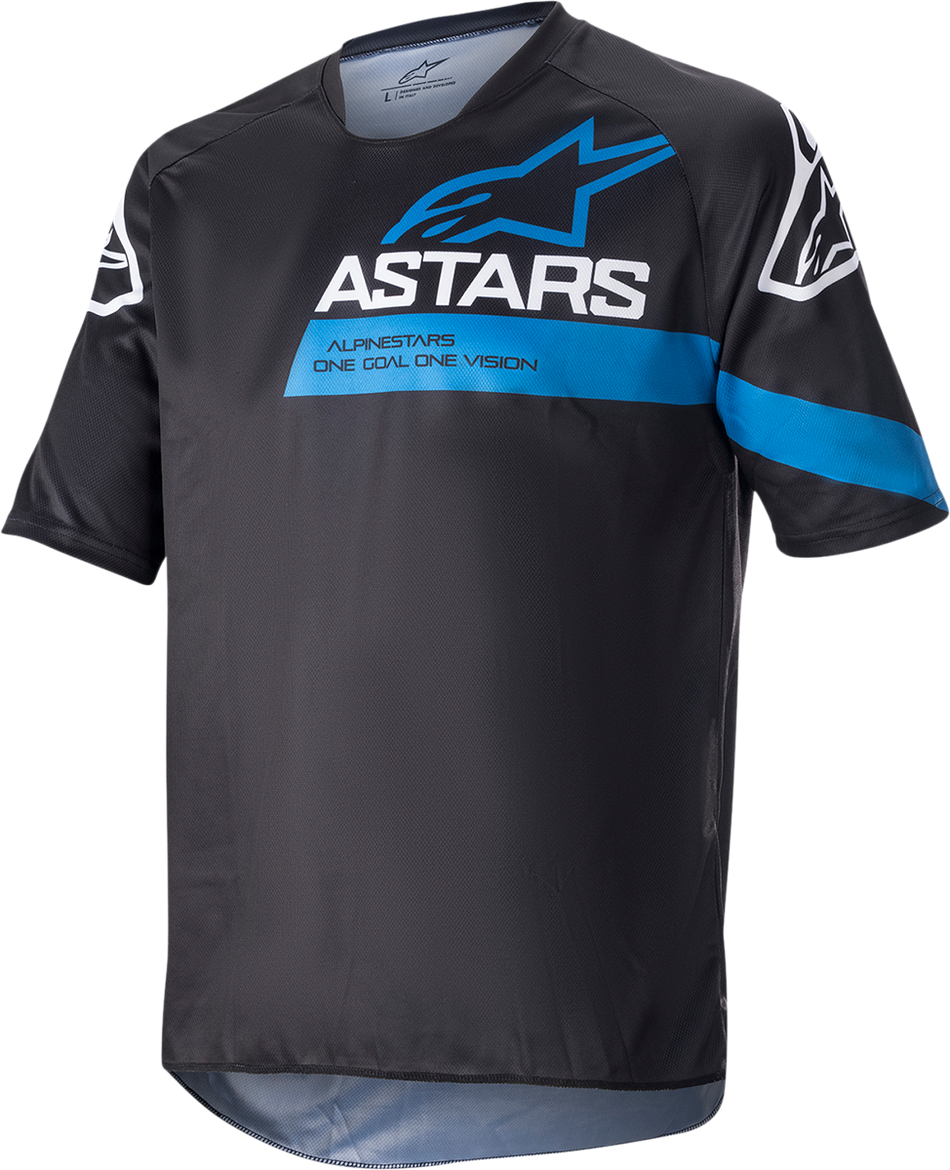 ALPINESTARS Racer V3 Jersey - Black/Bright Blue - XL 1762922-1078-XL