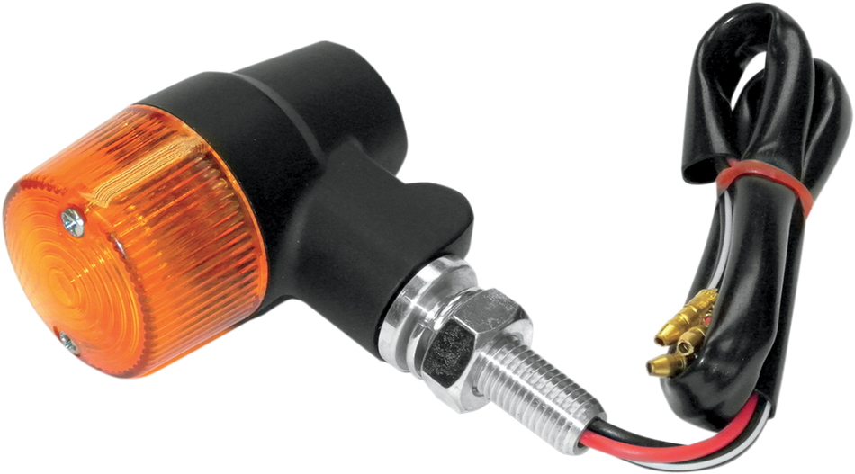 K&S TECHNOLOGIES Marker Light - Single Filament - Amber/Black 25-8632