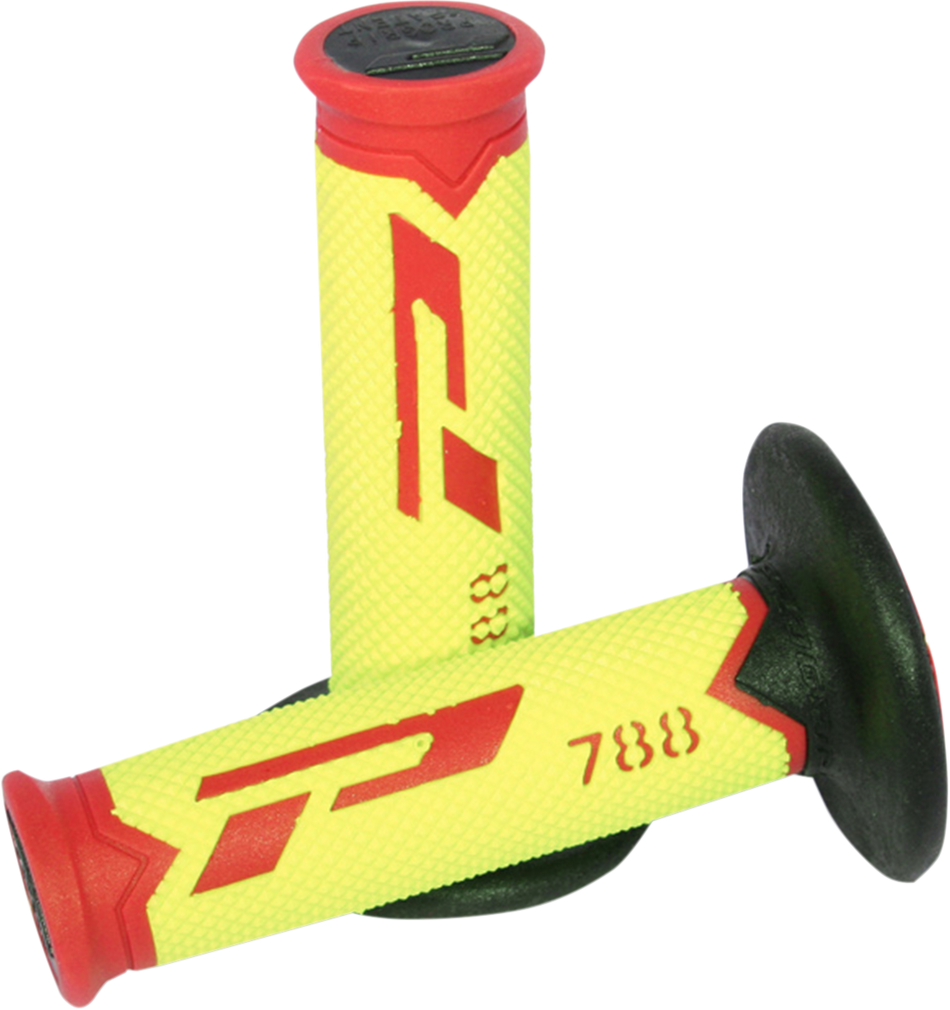 Puños PRO GRIP - 788 - Rojo/Amarillo/Negro PA078800RGFN 