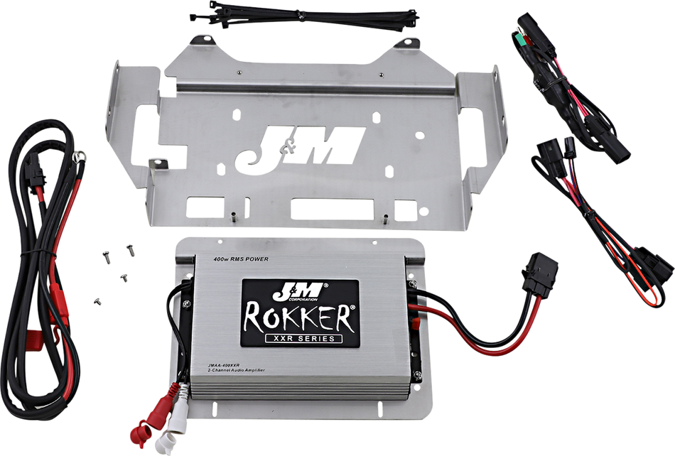 J & M 400W 2-Channel Amp Kit - '14-'20 Street Glide/Ultra JAMP-400HC14