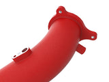 aFe BladeRunner Red 2-3/4in Aluminum Charge Pipe 2021 Toyota Supra GR (A90) I4-2.0L (t) B48 46-20488-R