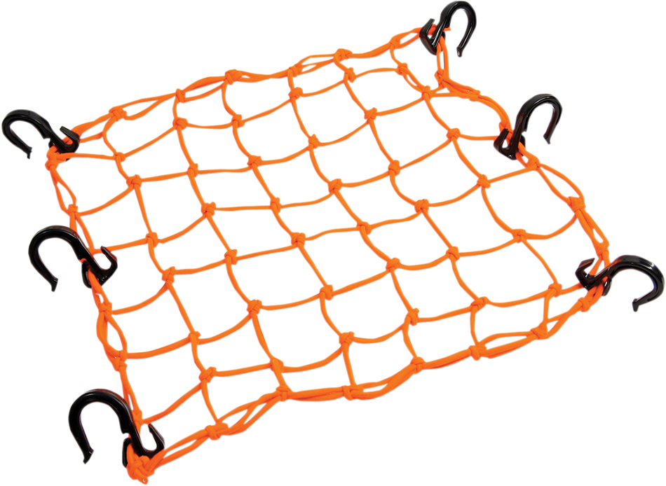 POWERTYE MFG. Adjustable Cargo Net - Orange 50159