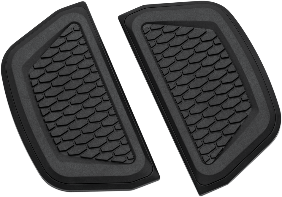 KURYAKYN Passenger Hex Floorboard Inserts - Black 5903