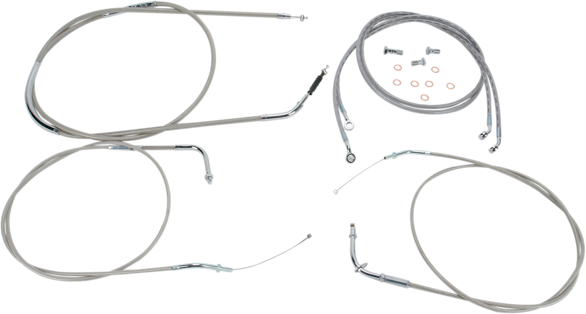 BARON Cable Line Kit - 15" - 17" - VN2000 - Stainless Steel BA-8076KT-16