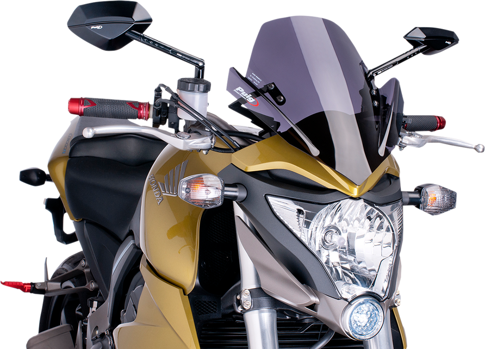 PUIG HI-TECH PARTS New Generation Windscreen - Dark Smoke - CB1000R 5645F