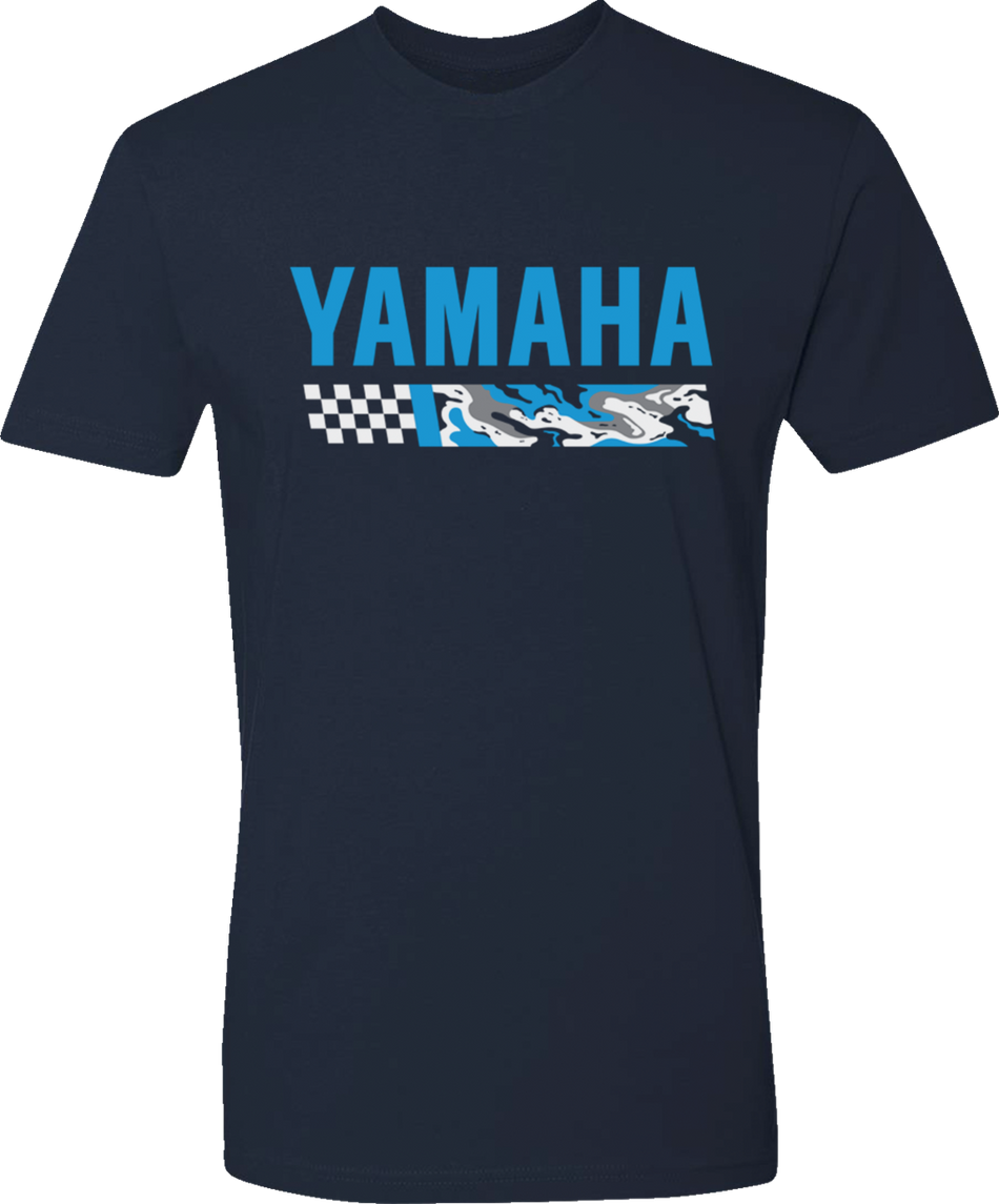 YAMAHA APPAREL Yamaha Racing Camo T-Shirt - Blue - 2XL NP21S-M3114-2X