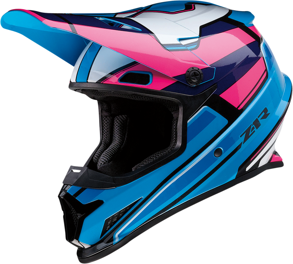 Z1R Rise Helmet - MC - Pink/Blue - Large 0110-7187