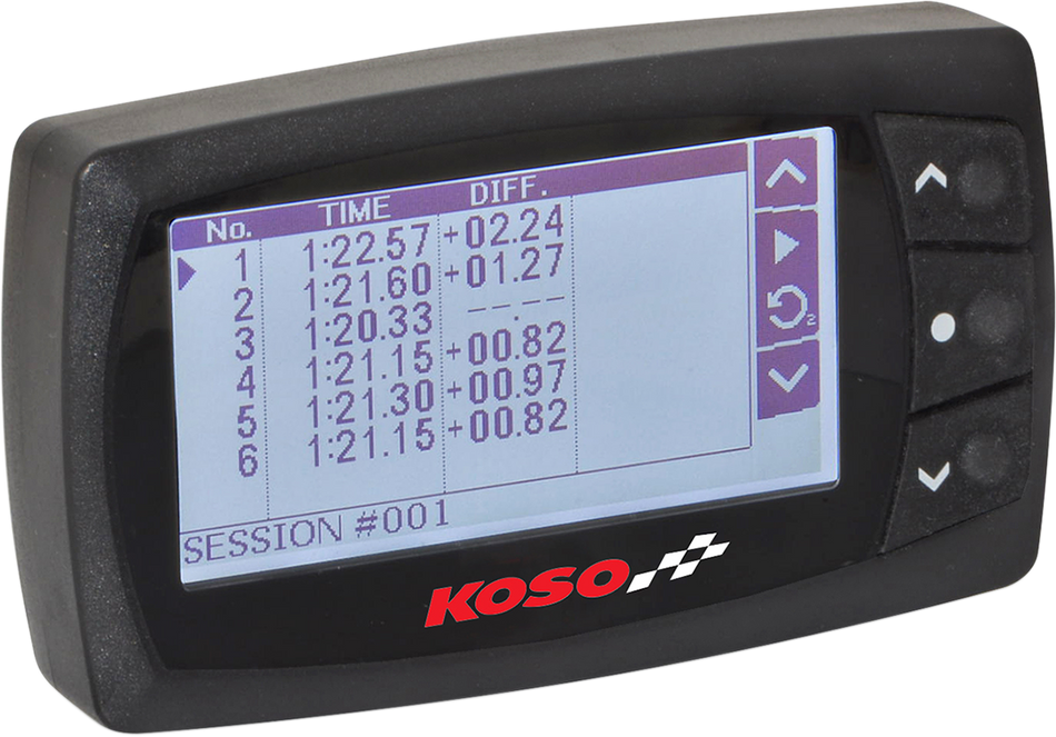 KOSO NORTH AMERICA Mini-GPS-Rundentimer BA045100