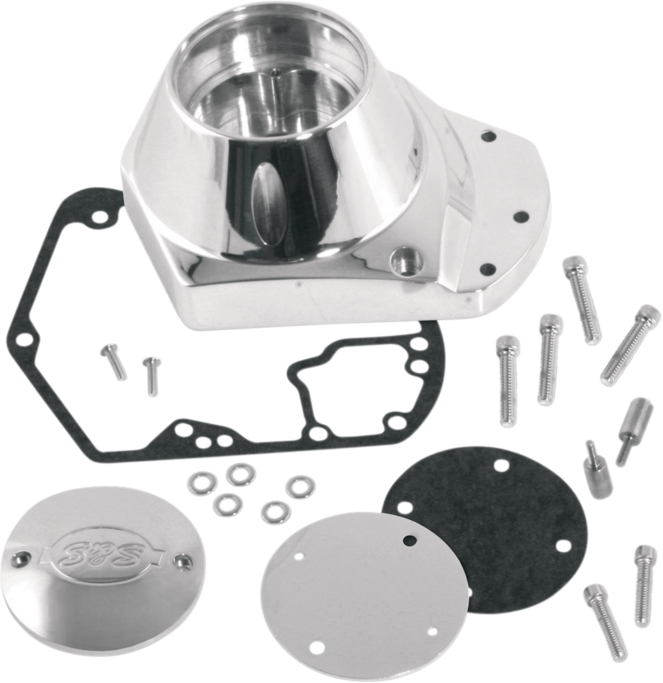 Tapa de leva S&amp;S CYCLE - Billet pulido - Big Twin 31-0335