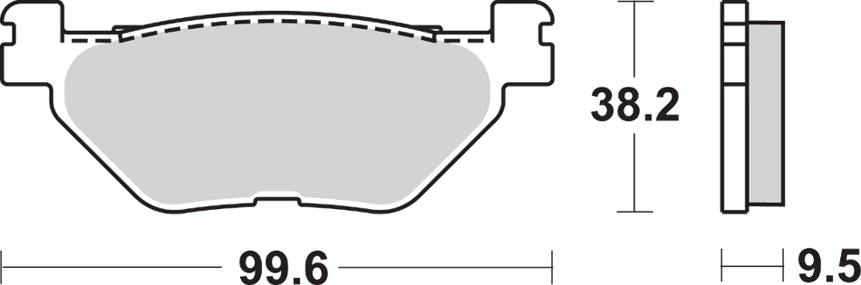 SBS LS Brake Pads - Yamaha - 769LS 769LS