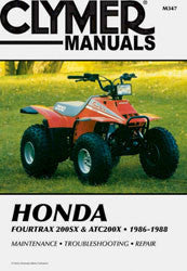 CLYMER Repair Manual Hon Atc200x-Sx CM347