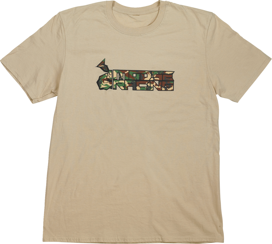 MOOSE RACING Camo T-Shirt - Tan - Small 3030-22728