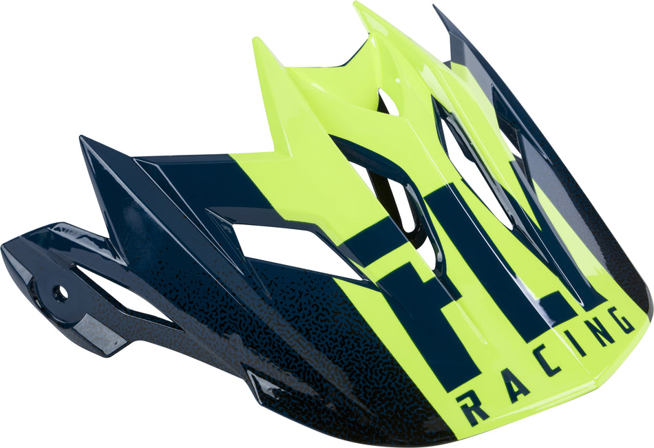 FLY RACING Default 2019 Helmet Visor Teal/Hi-Vis 73-91123