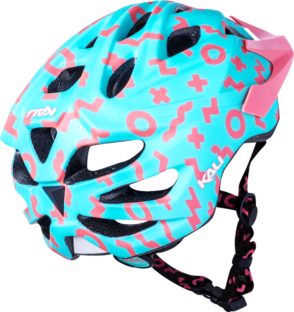 KALI Youth Chakra Plus Helmet - Zwiggles - Matte Seafoam/Salmon 0221421212