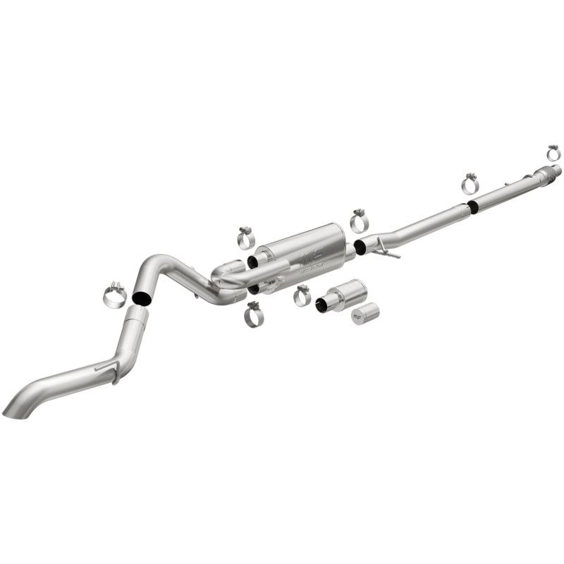 MagnaFlow 19-22 Ford Ranger Overland Series 3in Single Straight Driver Side Rear Cat-Back Exhaust 19605