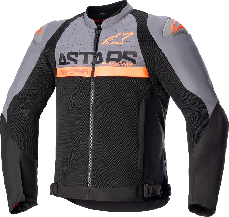 ALPINESTARS SMX Air Jacket - Gray/Black/Orange - 4XL 3306523-914-4XL