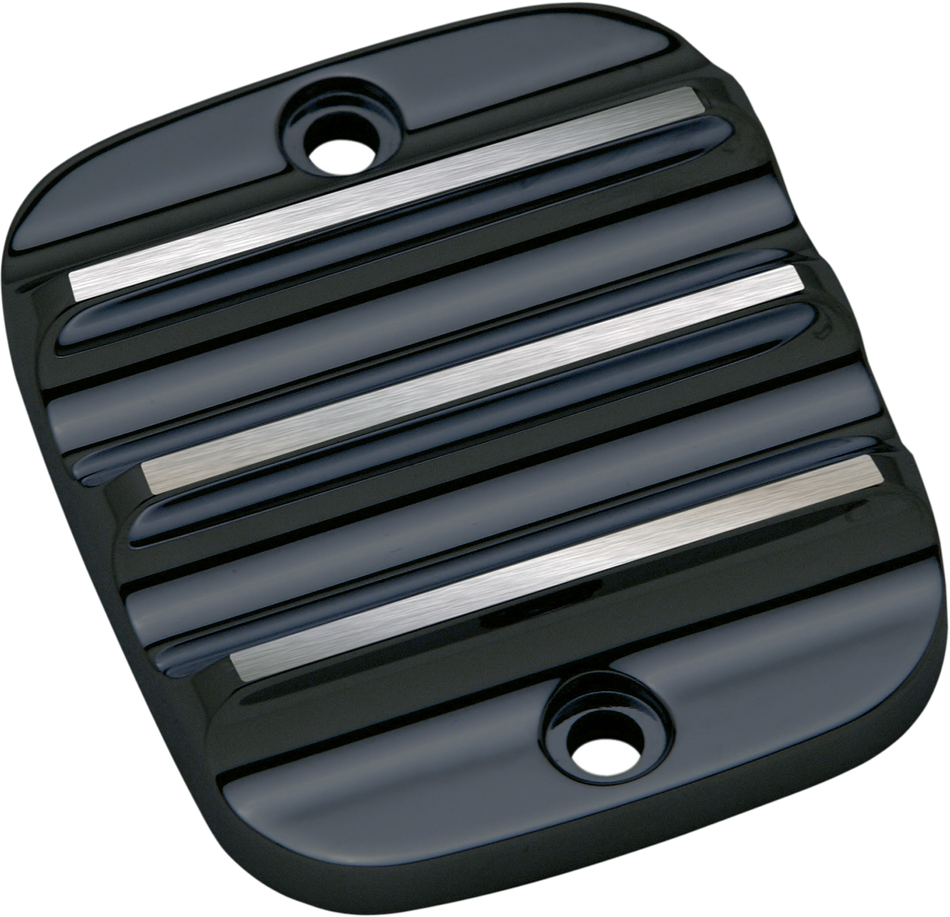 COVINGTONS Master Cylinder Lid - Brake - Front - Finned - Black C1151-B