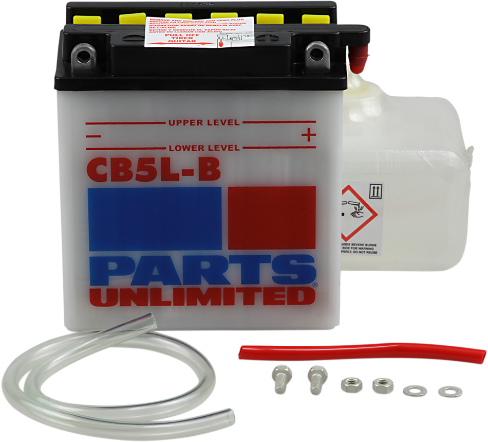 Parts Unlimited Battery - Yb5l-B Cb5l-B-Fp