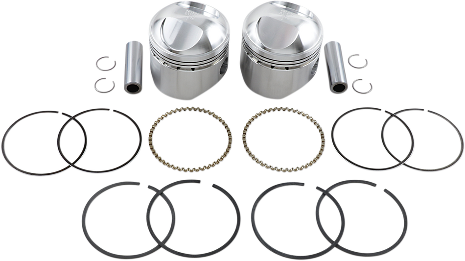 WISECO Piston Kit - .040 - 1948-1980 - Big Twin High-Performance K1609